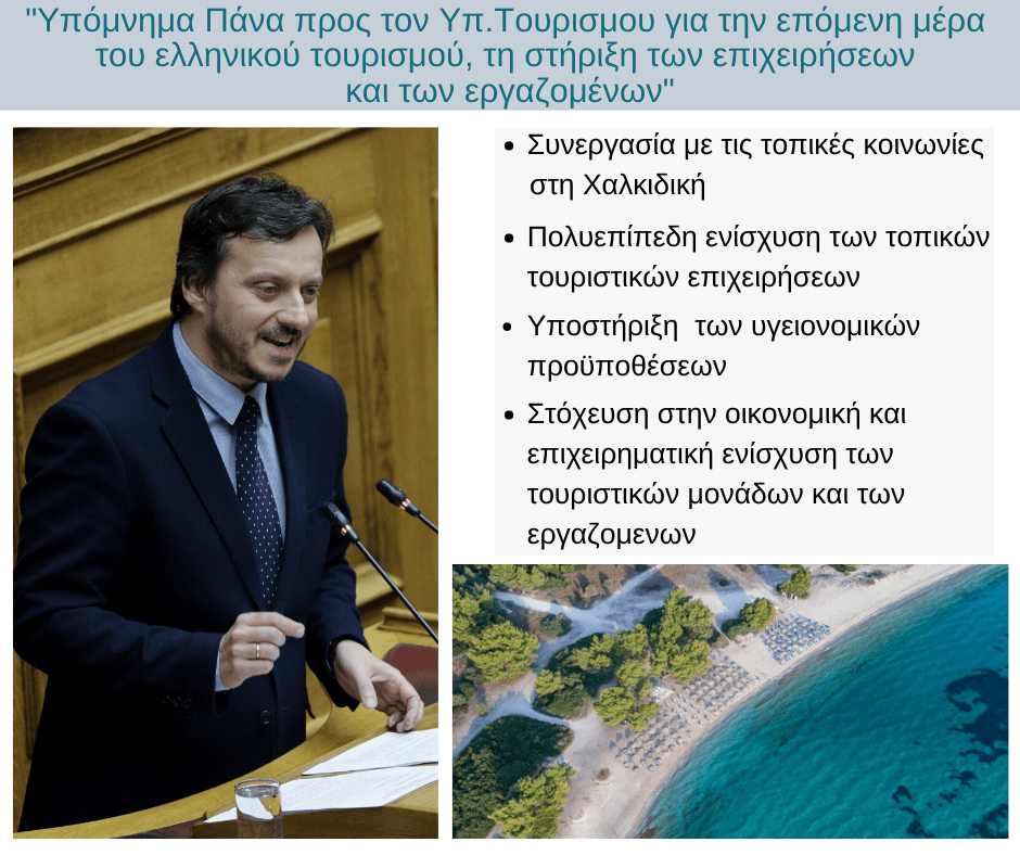Υπόμνημα Βουλευτή Απ.Πάνα