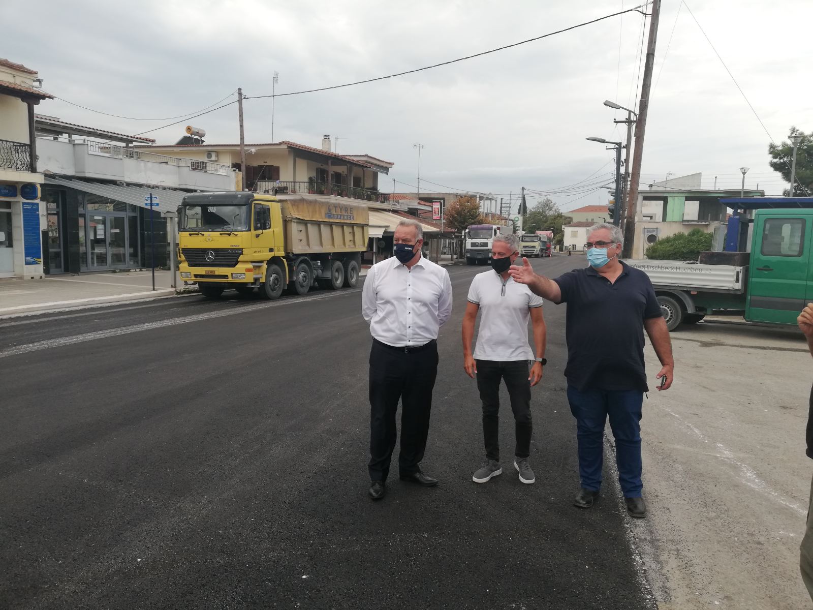 2020-09-22 επιθεώρηση εργασιών ασφαλτόστρωσης