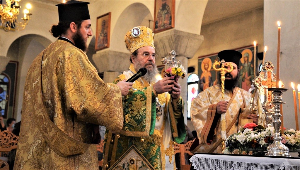 Κυριακή της Σταυροπροσκυνήσεως απο τον Ι.Ν Υψώσεως Τιμίου Σταυρού