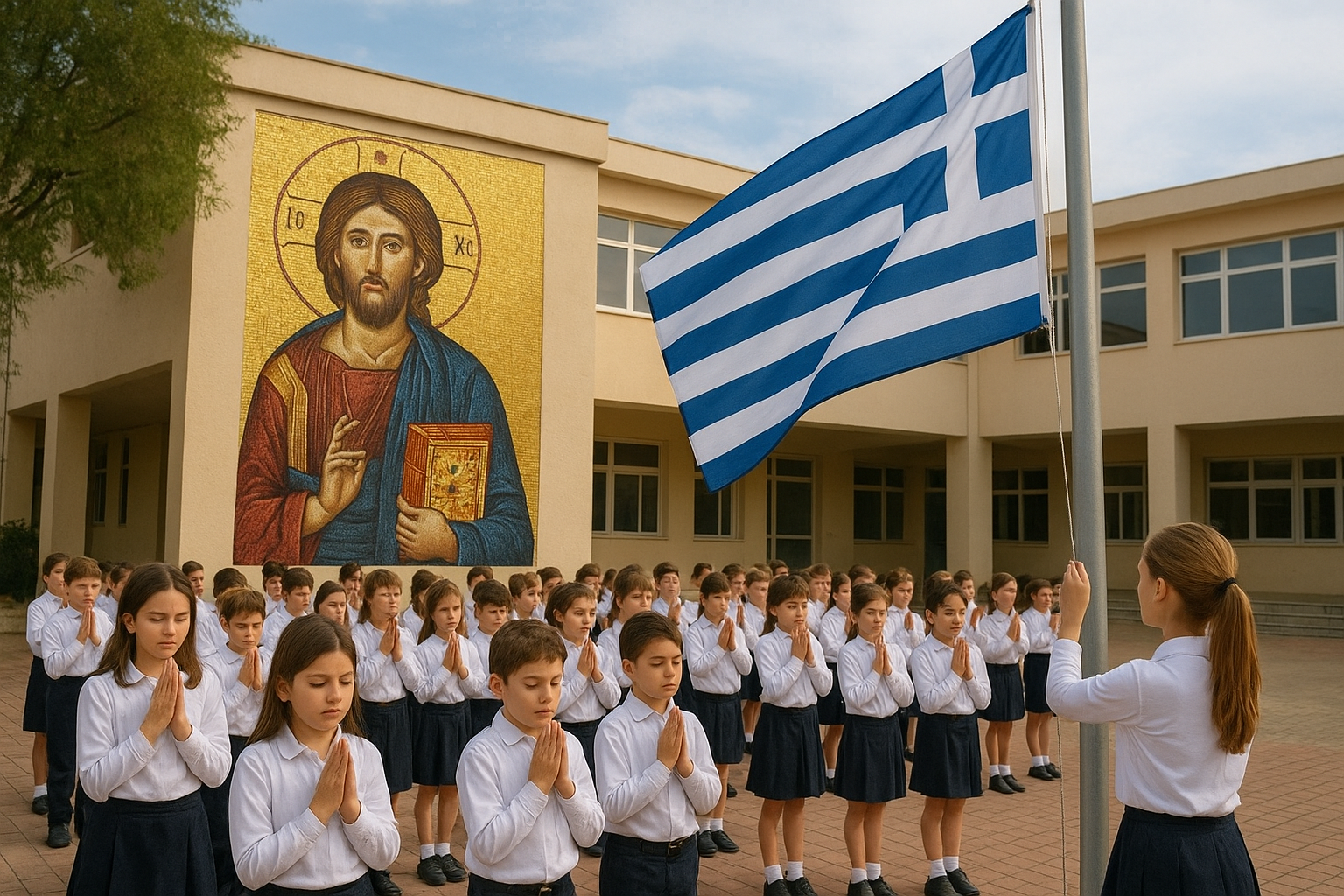 ΧΡΙΣΤΟΣ ΚΑΙ ΣΗΜΑΙΑ ΣΤΑ ΣΧΟΛΕΙΑ
