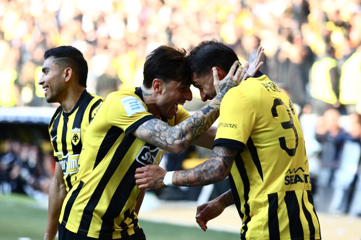 [386375] SUPERLEAGUE 2025-2026 / PLAY OFF / ΑΕΚ - ΠΑΟΚ (ΜΑΡΙΛΙΑ ΒΑΣΙΛΑΚΟΠΟΥΛΟΥ / EUROKINISSI)