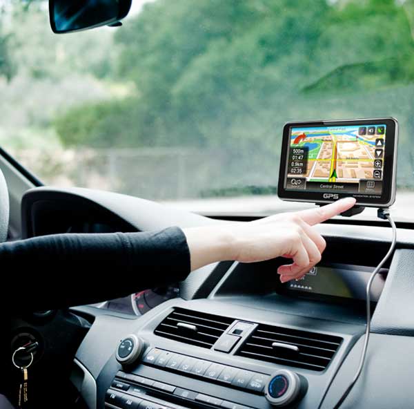 gps in car